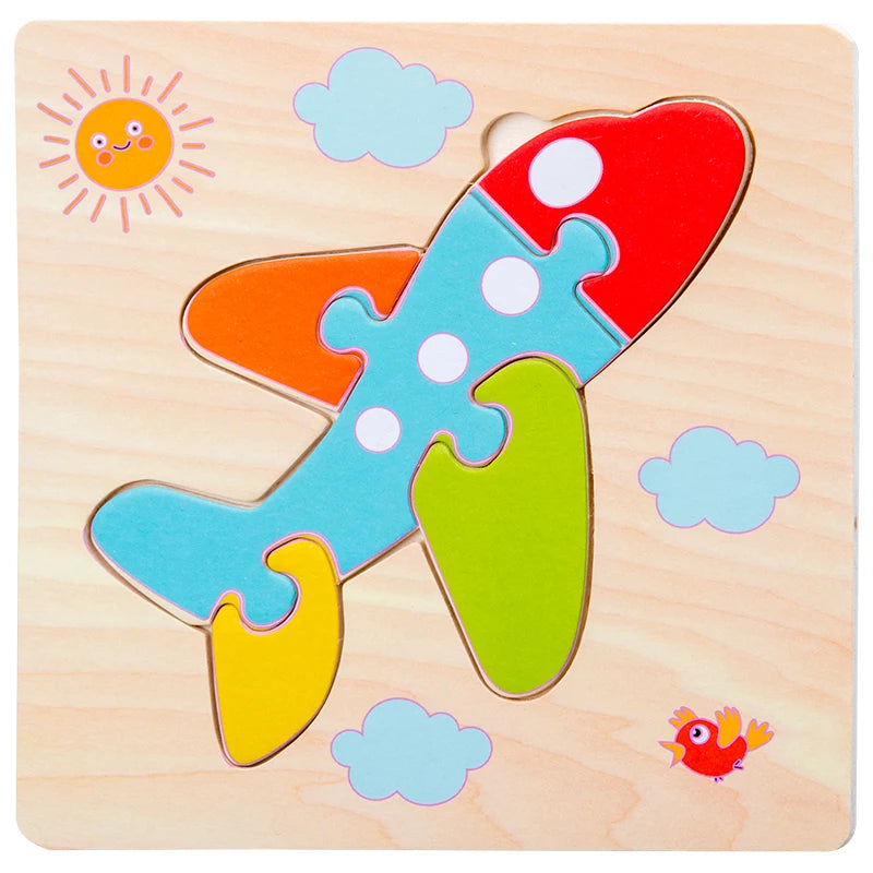 Montessori-Inspired Wooden Animal Puzzle ā Early Learning Toy for Toddlers (Ages 1ā5)